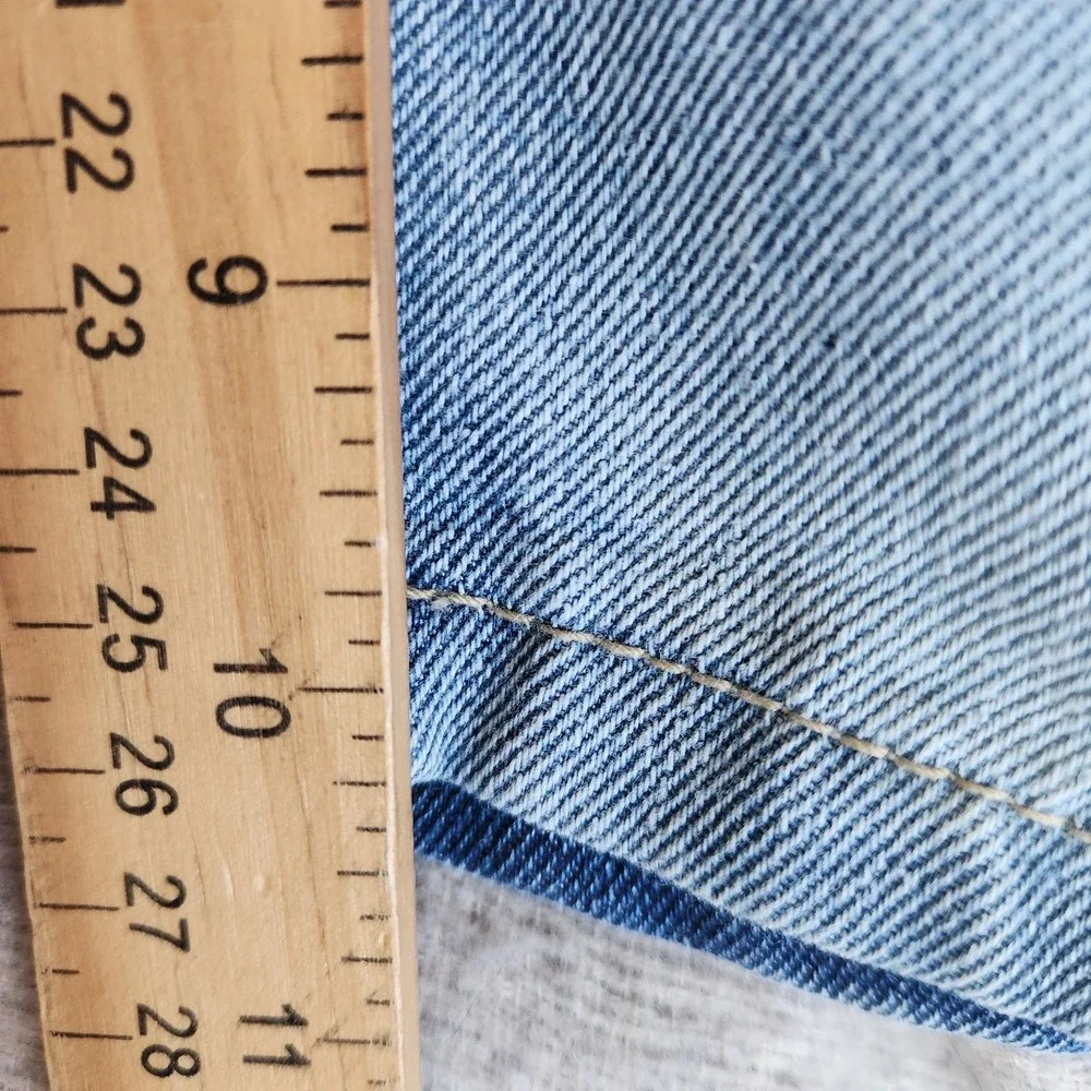 Vintage Ecko Denim Shorts Mens 30 Jorts Blue Zip Fly Chino Casual Adult Y2K‎